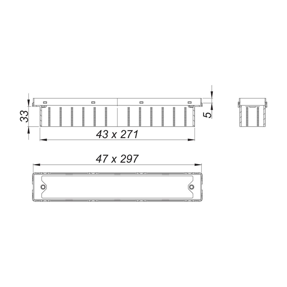 Dallmer CeraFrame Individual Duschrinne 300x50mm, Rotgold matt... DALLMER-537355 4001636537355 (Abb. 2)