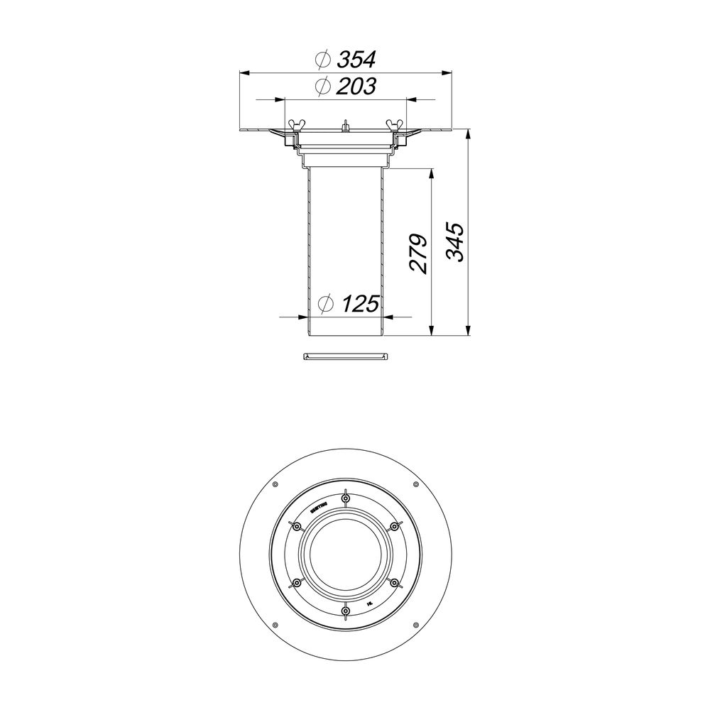 Dallmer Aufstockelement 630 PP Schraubflansch... DALLMER-621580 4001636621580 (Abb. 2)