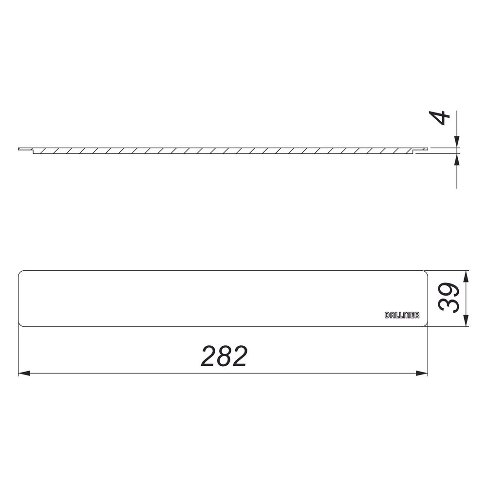 Dallmer CeraWall Select Abdeckung, Edelstahl poliert, 535528... DALLMER-535528 4001636535528 (Abb. 3)