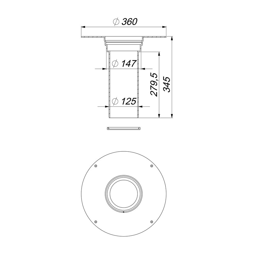 Dallmer Aufstockelement 630 PVC... DALLMER-623584 4001636623584 (Abb. 2)