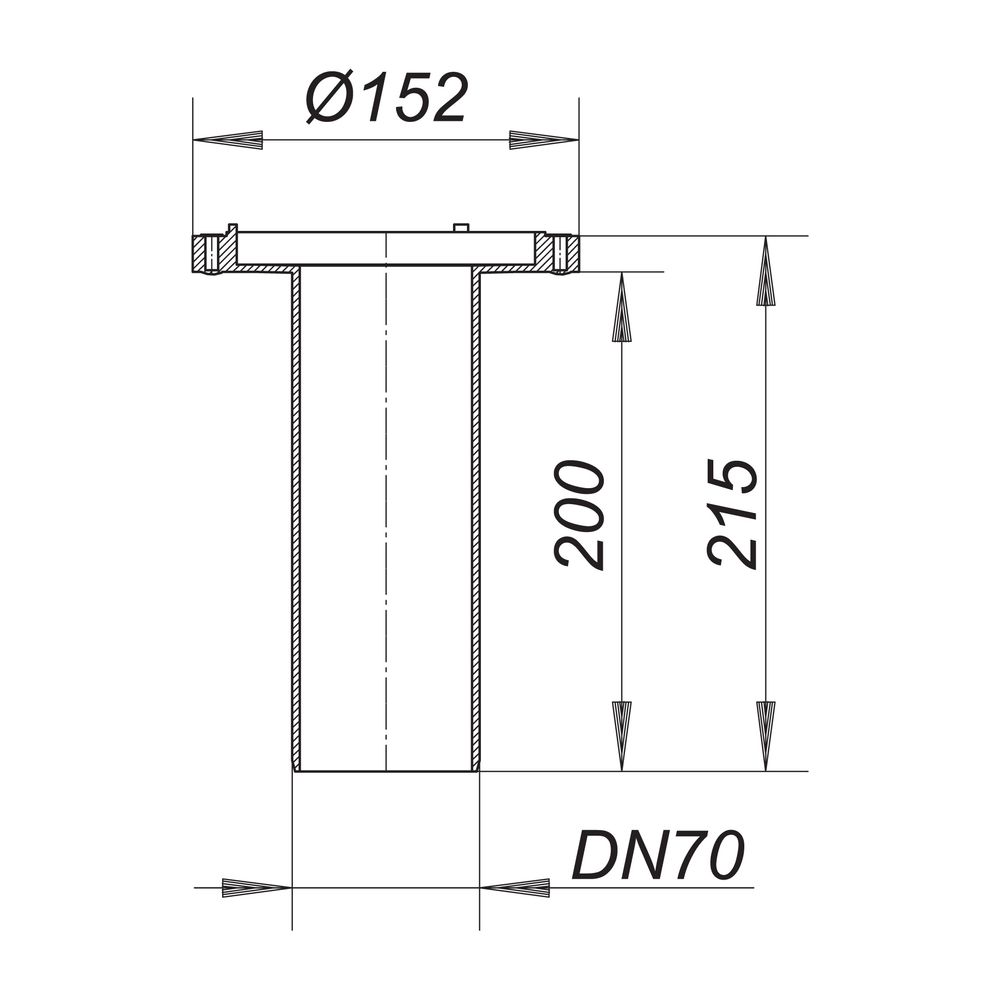 Dallmer Balkonablaufgehäuse 84 KF DN 70... DALLMER-831347 4001636831347 (Abb. 2)