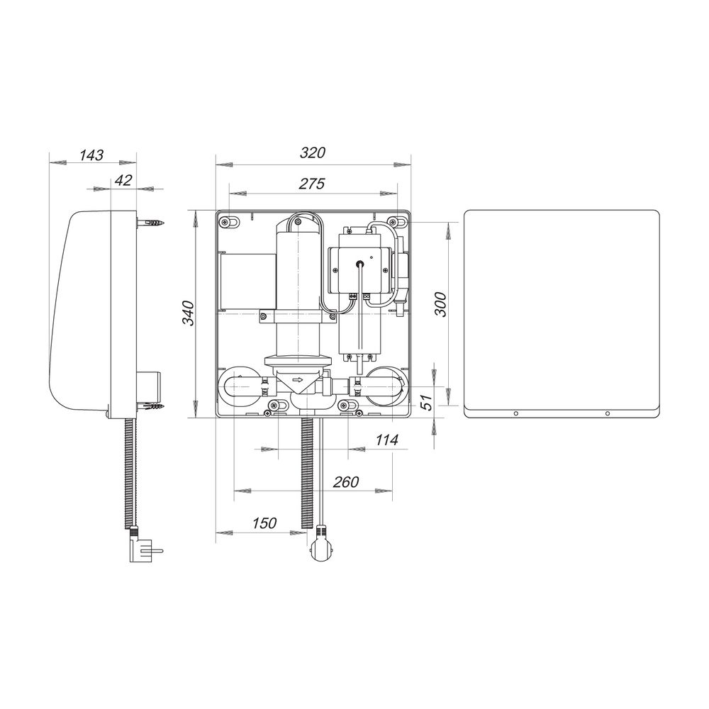 Dallmer Installations-Box Aktiv, 525819... DALLMER-525819 4001636525819 (Abb. 2)