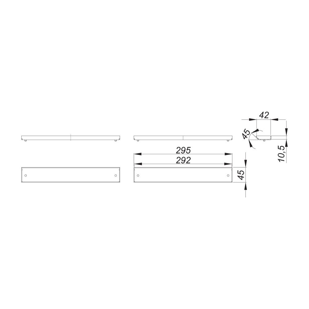 Dallmer CeraWall Individual Duo Abdeckung... DALLMER-535191 4001636535191 (Abb. 2)