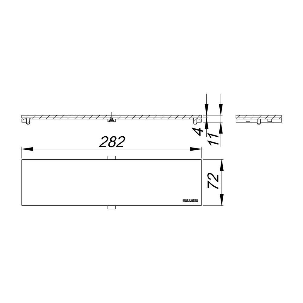 Dallmer CeraFloor/CeraFrame Design Connect Abdeckung, Edelstahl matt... DALLMER-527691 4001636527691 (Abb. 2)