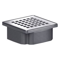 Dallmer DallDrain Select Quadra Aufsatz 100x100mm, ABS/Edelstahl, 517401... DALLMER-517401 4001636517401 (Abb. 1)