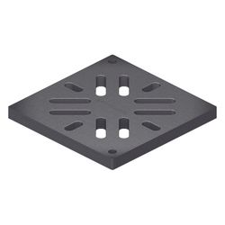 Dallmer Guss-Rost zu 605/606/615/616, mit Schrauben, 860989... DALLMER-860989 4001636860989 (Abb. 1)