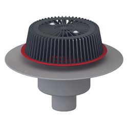 Dallmer SuperDrain Notablauf 62, DN 70, PVC, 671561... DALLMER-671561 4001636671561 (Abb. 1)