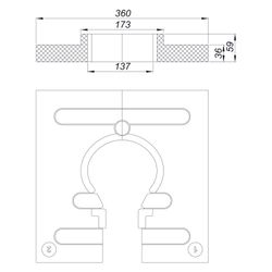 Dallmer DallDrain Montagehilfe, EPS, 517319... DALLMER-517319 4001636517319 (Abb. 1)