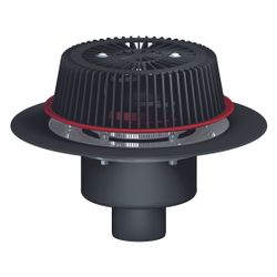 Dallmer SuperDrain Notablauf 62, Schraubflansch, DN 70, PP, 671608... DALLMER-671608 4001636671608 (Abb. 1)