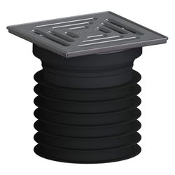 Dallmer Pronto Bodenablauf 120x120mm, DN 100, PP/Edelstahl, 700063... DALLMER-700063 4001636700063 (Abb. 1)