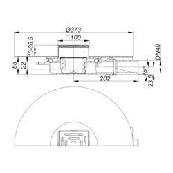 Dallmer DallDrain Select Plan OM Bodenablauf 100x100mm DN 40... DALLMER-517593 4001636517593 (Abb. 1)