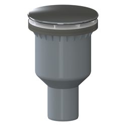 Dallmer Orio V Duschwannenablauf senkrecht PP mit Haube verchromt, DN 50, 160249... DALLMER-160249 4001636160249 (Abb. 1)