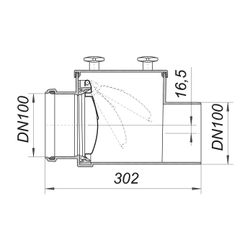 Dallmer Rückstauverschluss Stausafe E DN 100... DALLMER-661067 4001636661067 (Abb. 1)