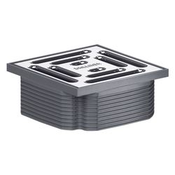 Dallmer DallDrain Pure Aufsatz 100x100mm, Edelstahl, 517258... DALLMER-517258 4001636517258 (Abb. 1)