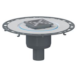 Dallmer TistoPlan K 10 senkrecht Bodenablauf 100x100mm, DN 50, PP/Edelstahl, 513489... DALLMER-513489 4001636513489 (Abb. 1)