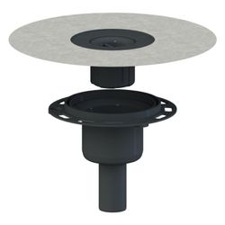 Dallmer DallDrain Ablaufgehäuse senkrecht, DN 50/100, PP, 517234... DALLMER-517234 4001636517234 (Abb. 1)