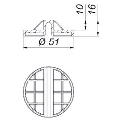 Dallmer DallDrain Haarsieb, PP, 517333... DALLMER-517333 4001636517333 (Abb. 1)