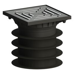 Dallmer Pronto K Bodenablauf 120x120mm, DN 125, PP/Edelstahl, 700384... DALLMER-700384 4001636700384 (Abb. 1)