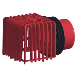 Dallmer Attika-Laubfangkorb mit Notentwässerung 92x114mm, PP, 635457... DALLMER-635457 4001636635457 (Abb. 1)