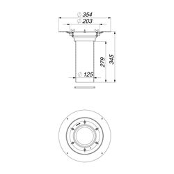 Dallmer Aufstockelement 630 PP Schraubflansch... DALLMER-621580 4001636621580 (Abb. 1)