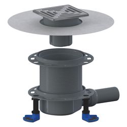 Dallmer DallDrain Select Vario Bodenablauf 150x150mm, DN 50, 517050... DALLMER-517050 4001636517050 (Abb. 1)