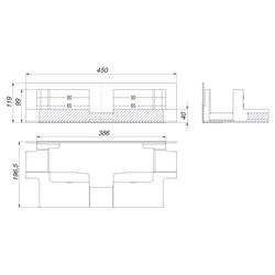 Dallmer Schallschutzelement DallFlex 115, 538819... DALLMER-538819 4001636538819 (Abb. 1)