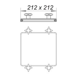 Dallmer Gehäusedeckel 2000 für Stausafe E DN 150/200... DALLMER-664624 4001636664624 (Abb. 1)