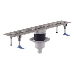Dallmer CeraLine senkrecht F Duschrinne 800mm, DN 50, PP/Edelstahl, 521637... DALLMER-521637 4001636521637 (Abb. 1)