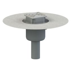 Dallmer DallDrain Select senkrecht OM Bodenablauf 100x100mm, DN 50, ABS/PP/Edelstahl, 5... DALLMER-517647 4001636517647 (Abb. 1)