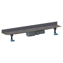 Dallmer CeraLine Plan W Duschrinne 700mm, DN 50, mit Kugelgelenk, PP/Edelstahl, 523136... DALLMER-523136 4001636523136 (Abb. 1)
