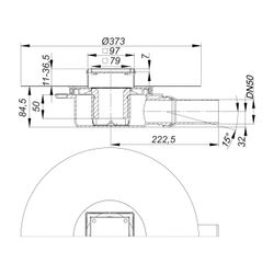 Dallmer DallDrain Individual OM Bodenablauf 100x100mm DN 50... DALLMER-517753 4001636517753 (Abb. 1)