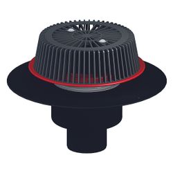Dallmer SuperDrain Notablauf 62, DN 90, FPO-PP, 671530... DALLMER-671530 4001636671530 (Abb. 1)
