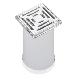 Dallmer Terrassen-Aufsatz SES 15, 150x150mm, Rost 5mm, verschraubt, PP/Edelstahl, 50030... DALLMER-500304 4001636500304 (Abb. 1)