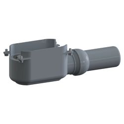 Dallmer CeraLine Plan Ablaufgehäuse DN 50, für CeraLine Plan Duschrinnen, mit Kugelgele... DALLMER-520791 4001636520791 (Abb. 1)