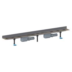 Dallmer CeraLine W Duo Duschrinne 1400mm, DN 50, mit Kugelgelenk, PP/Edelstahl, 524102... DALLMER-524102 4001636524102 (Abb. 1)
