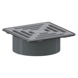 Dallmer Aufsatz VC 15 seitenverstellbar, Edelstahl, 150x150mm, 500359... DALLMER-500359 4001636500359 (Abb. 1)