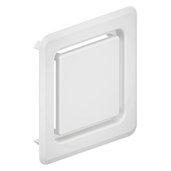 Dallmer DallVent Abdeckung WE, 125x125mm, Weiß, 850041... DALLMER-850041 4001636850041 (Abb. 1)