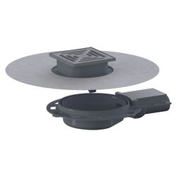 Dallmer DallDrain Pure Plan OM Bodenablauf 120x120mm, DN 40, mit Kugelgelenk, ABS/PP/Ed... DALLMER-517609 4001636517609 (Abb. 1)