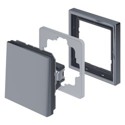 Dallmer Steckdose mit Klappdeckel zu Wandeinbau-Siphon 405 E oder 406 E, 141736... DALLMER-141736 4001636141736 (Abb. 1)
