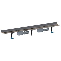 Dallmer CeraLine W Duo Duschrinne 1900mm, DN 50, mit Kugelgelenk, PP/Edelstahl, 524157... DALLMER-524157 4001636524157 (Abb. 1)