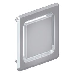 Dallmer DallVent Abdeckung WE, 125x125mm, Verchromt, 850058... DALLMER-850058 4001636850058 (Abb. 1)