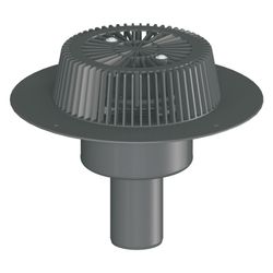 Dallmer SuperDrain Dachablauf 62, DN 70, FPO-PP, 671103... DALLMER-671103 4001636671103 (Abb. 1)
