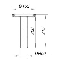 Dallmer Balkonablaufgehäuse 84 KF DN 50... DALLMER-831323 4001636831323 (Abb. 1)