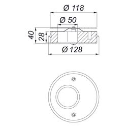 Dallmer Brandschutzelement DN 50.1, 545015... DALLMER-545015 4001636545015 (Abb. 1)