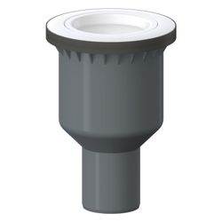 Dallmer Orio V senkrechtes Ablaufgehäuse DN 50, Höhe 157,5mm, PP, 160027... DALLMER-160027 4001636160027 (Abb. 1)