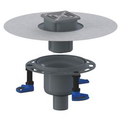 Dallmer DallDrain Select senkrecht Bodenablauf 100x100mm, DN 50/100, ABS/PP/Edelstahl, ... DALLMER-517135 4001636517135 (Abb. 1)