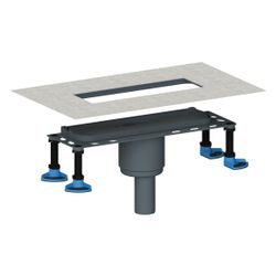 Dallmer DallFlex senkrecht Ablaufgehäuse DN 50, höhenverstellbar 45-250mm... DALLMER-539076 4001636539076 (Abb. 1)