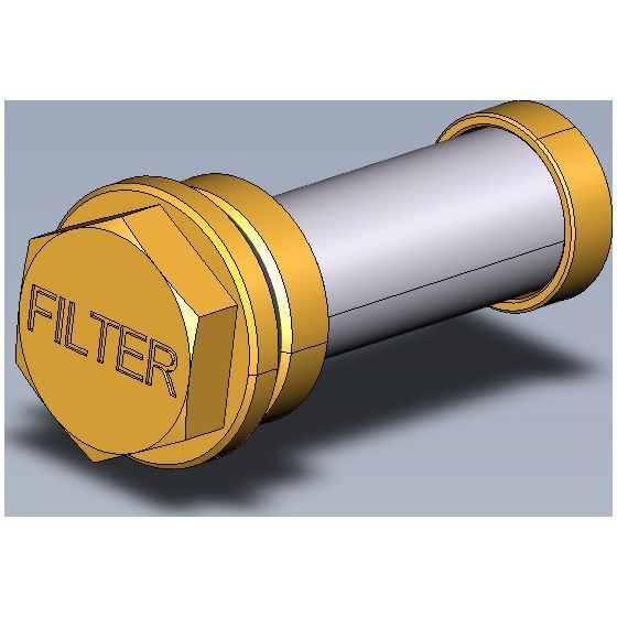Danfoss Filtereinsatz inklusive Verschraubung 1/2" d. 14mm