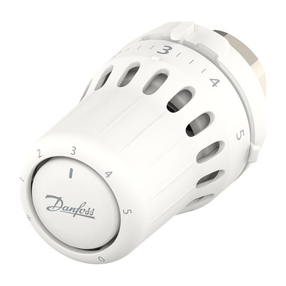 Danfoss React M30 Thermostatkopf x 1,5 flüssigkeitgefüllt, eingebauter Fühler, Nullabsperrung