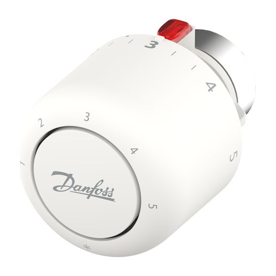 Danfoss Aero RA/VL Thermostatkopf gasgefüllt, weiß, mit eingebautem Fühler